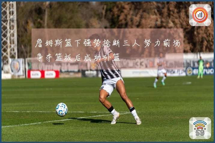 詹姆斯篮下强势抢断三人 努力前场争夺篮板后成功补篮